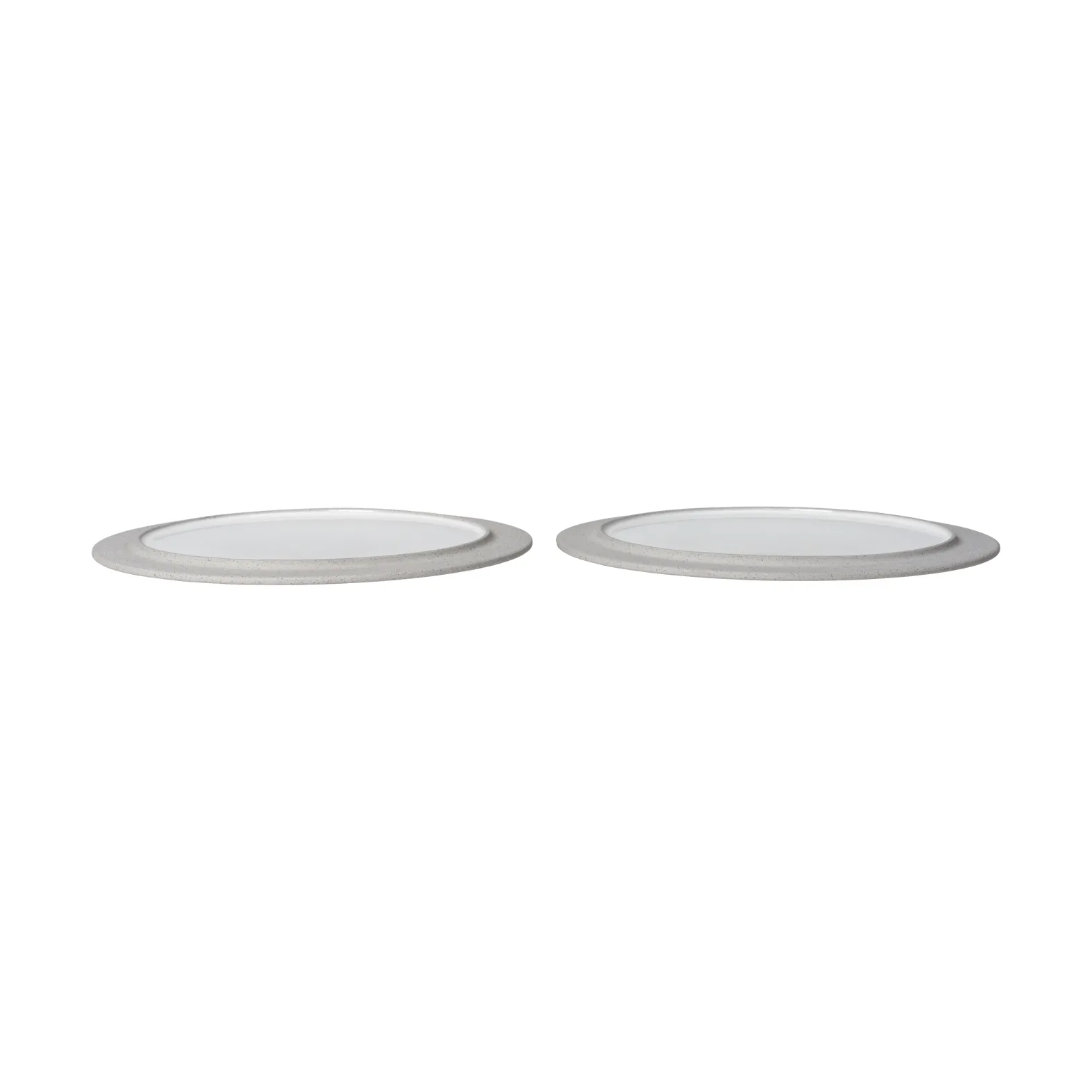 Sonae plate 2-pack, Grey-white, Ø28 cm Ferm Living