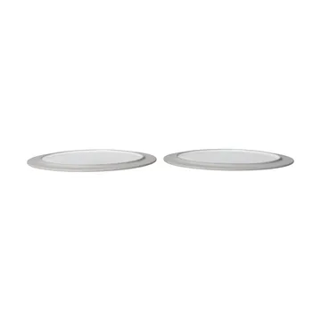 Sonae plate 2-pack - Grey-white, Ø28 cm - Ferm Living