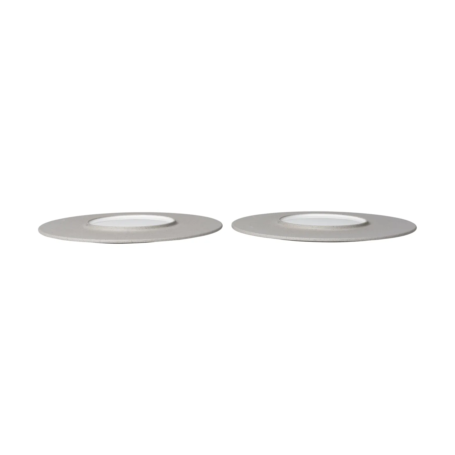 Sonae plate 2-pack, Grey-white, Ø28 cm Ferm Living