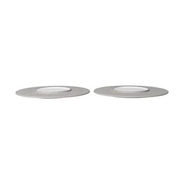 Sonae plate 2-pack - Grey-white, Ø28 cm - Ferm Living