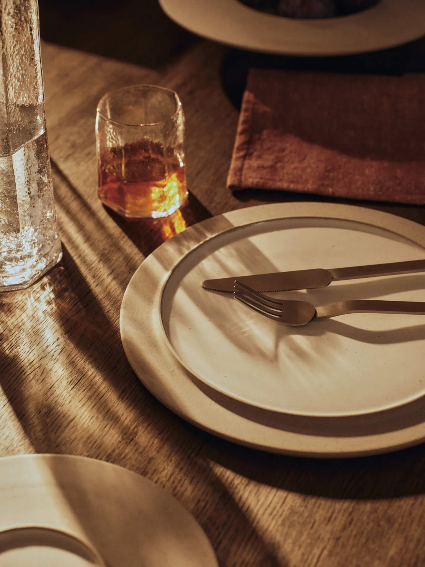 Sonae plate 2-pack, Grey-white, Ø28 cm Ferm Living