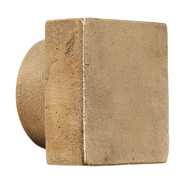 Square hook large, Casted brass Ferm Living