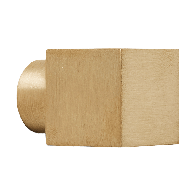 Square hook small, Brass Ferm Living