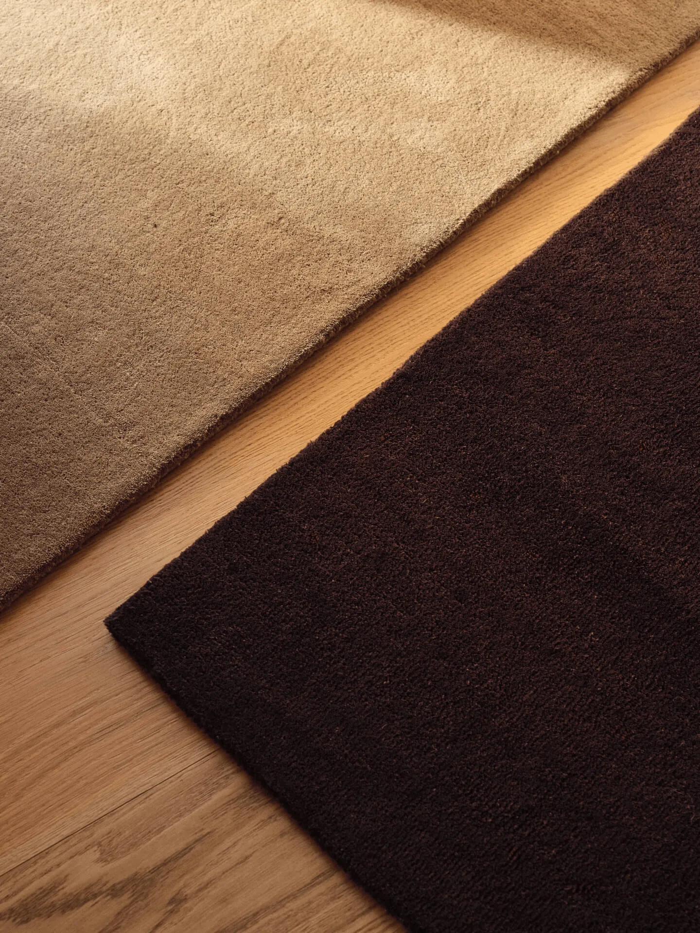 Stille tufted rug, Dark pecan, 200x300 cm Ferm Living