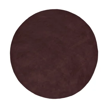 Stille tufted rug round - Dark pecan, Ø240 cm - Ferm Living