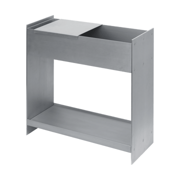 Storage plant box 65x60 cm - Aluminium - Ferm Living