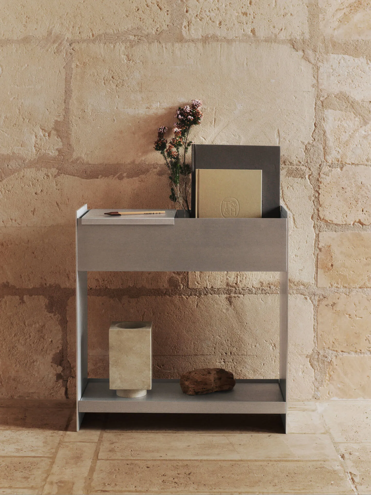 Storage plant box 65x60 cm, Aluminium Ferm Living
