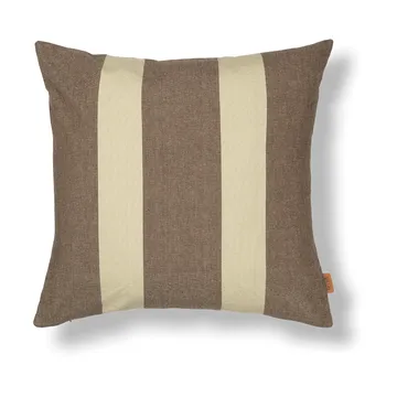 Strand outdoor cushion cover 50x50 cm - Carob brown-parchment - Ferm Living