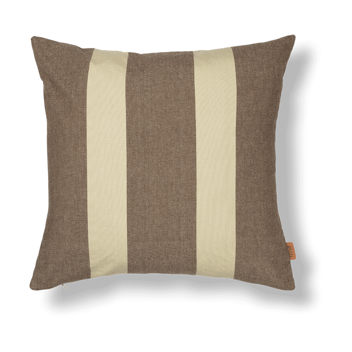 Strand outdoor cushion cover 50x50 cm - Carob brown-parchment - Ferm Living
