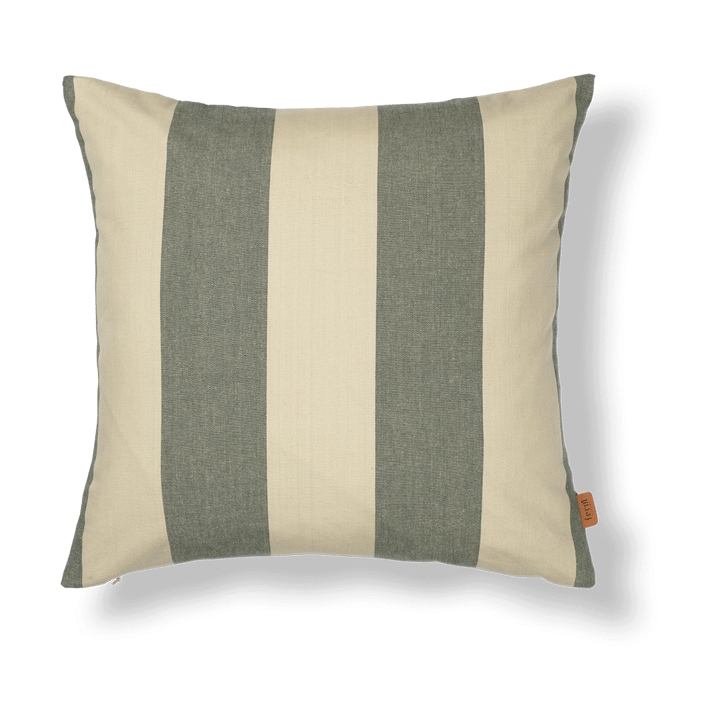 Strand outdoor cushion cover 50x50 cm - Dark lichen-parchment - Ferm Living