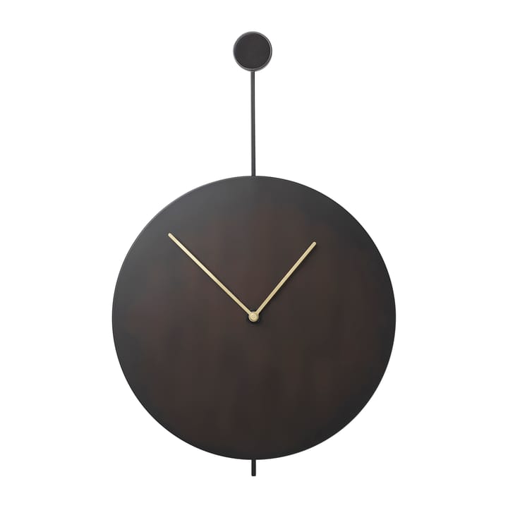 Trace wall clock - Black-brass - Ferm LIVING