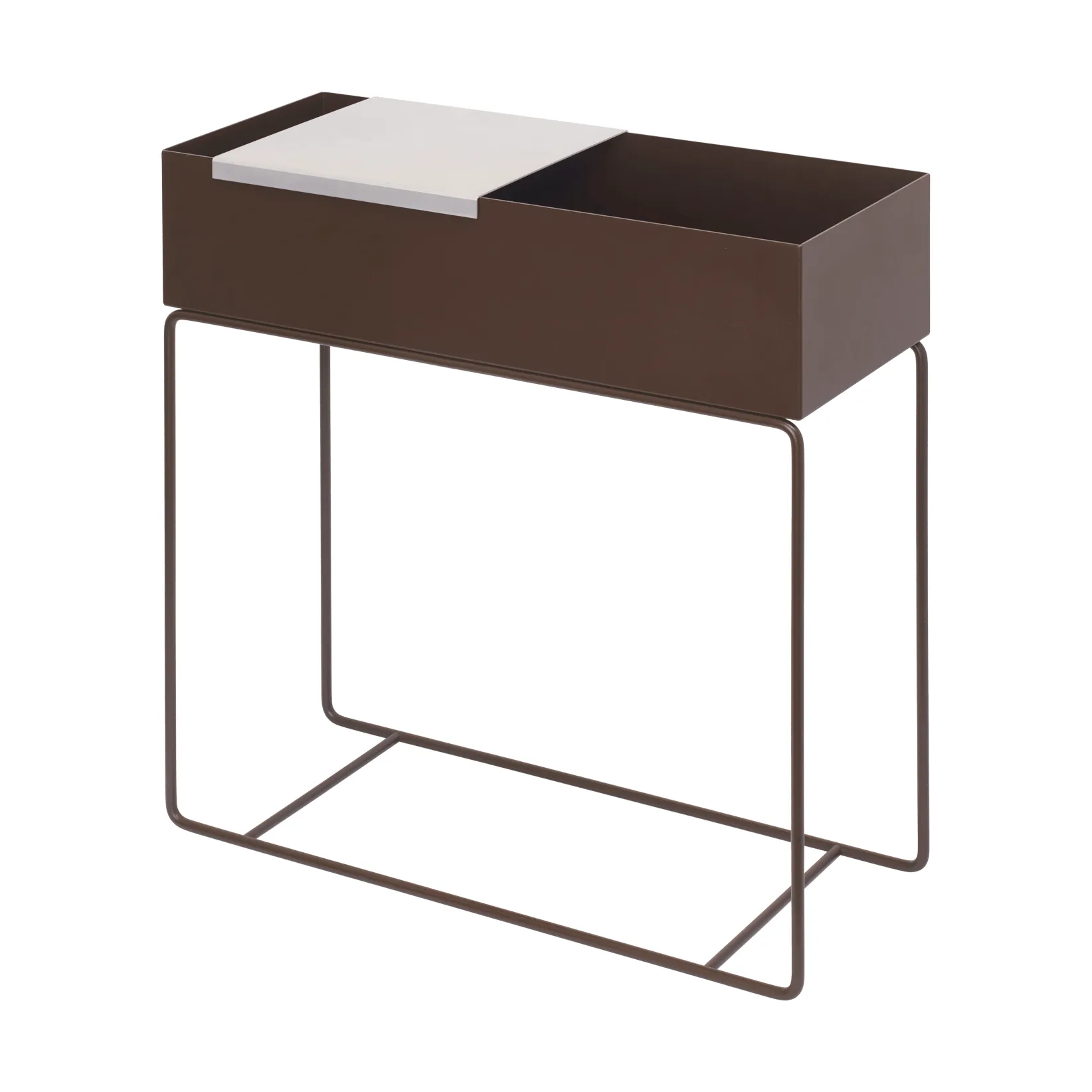 Tray large for plantbox 26x26 cm., Aluminium Ferm Living