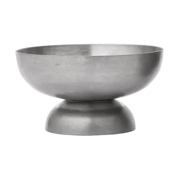 Tumbled glass bowl - Stainless steel - Ferm Living