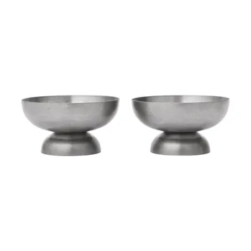 Tumbled  ice cream bowl - Stainless steel - Ferm Living