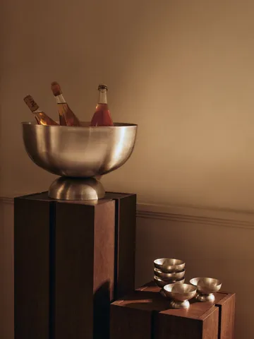 Tumbled  ice cream bowl - Stainless steel - Ferm Living