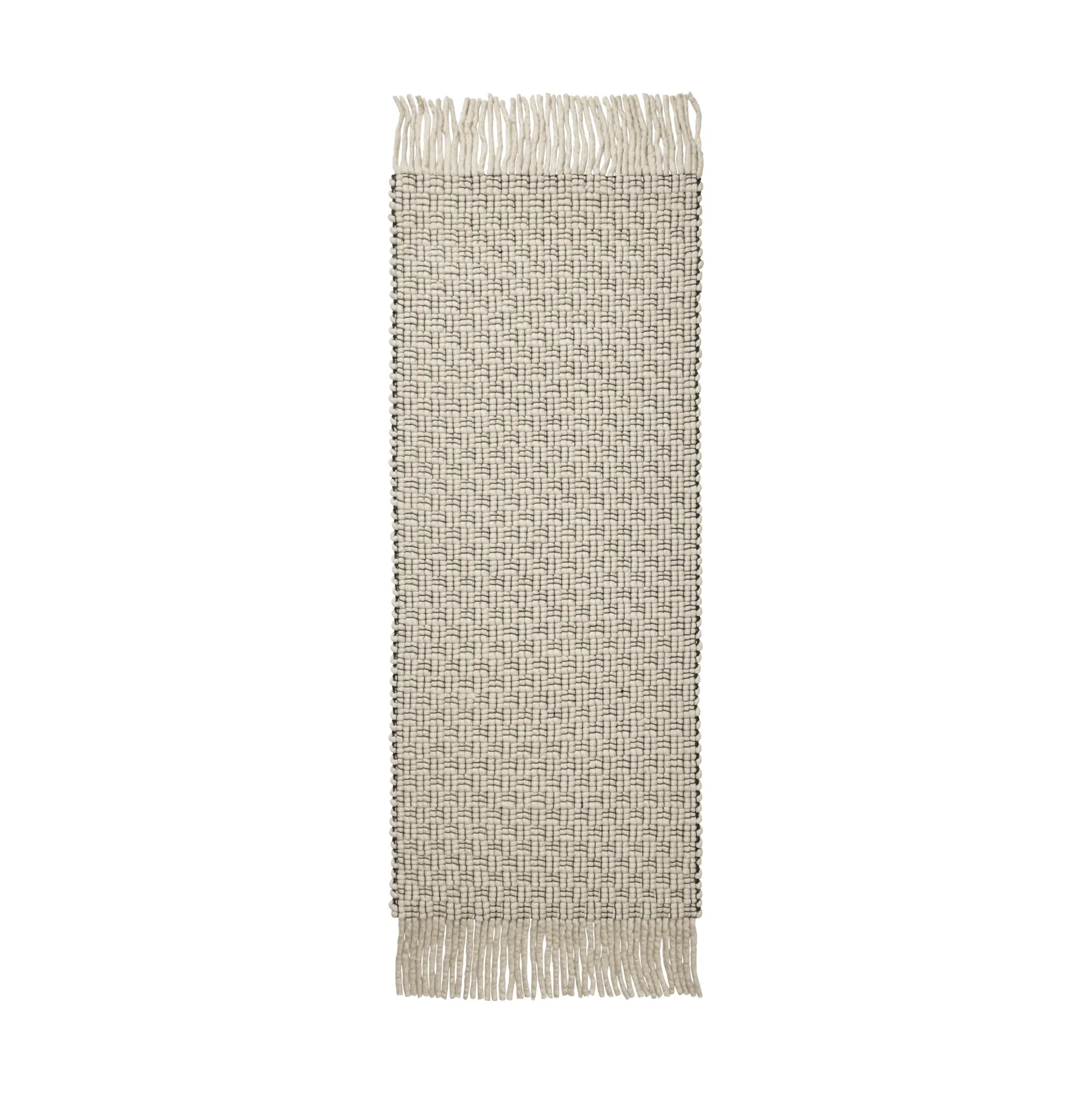 Udo rug, Off-white-black, 80x200 cm Ferm Living
