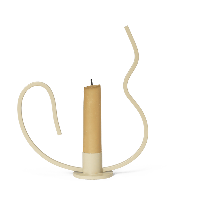 Valse candlestick low, Cashmere Ferm Living
