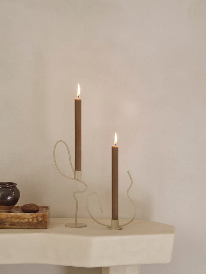Valse candlestick low, Cashmere Ferm Living