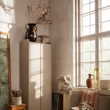 Verso floor vase 49 cm - Black-brown - Ferm Living