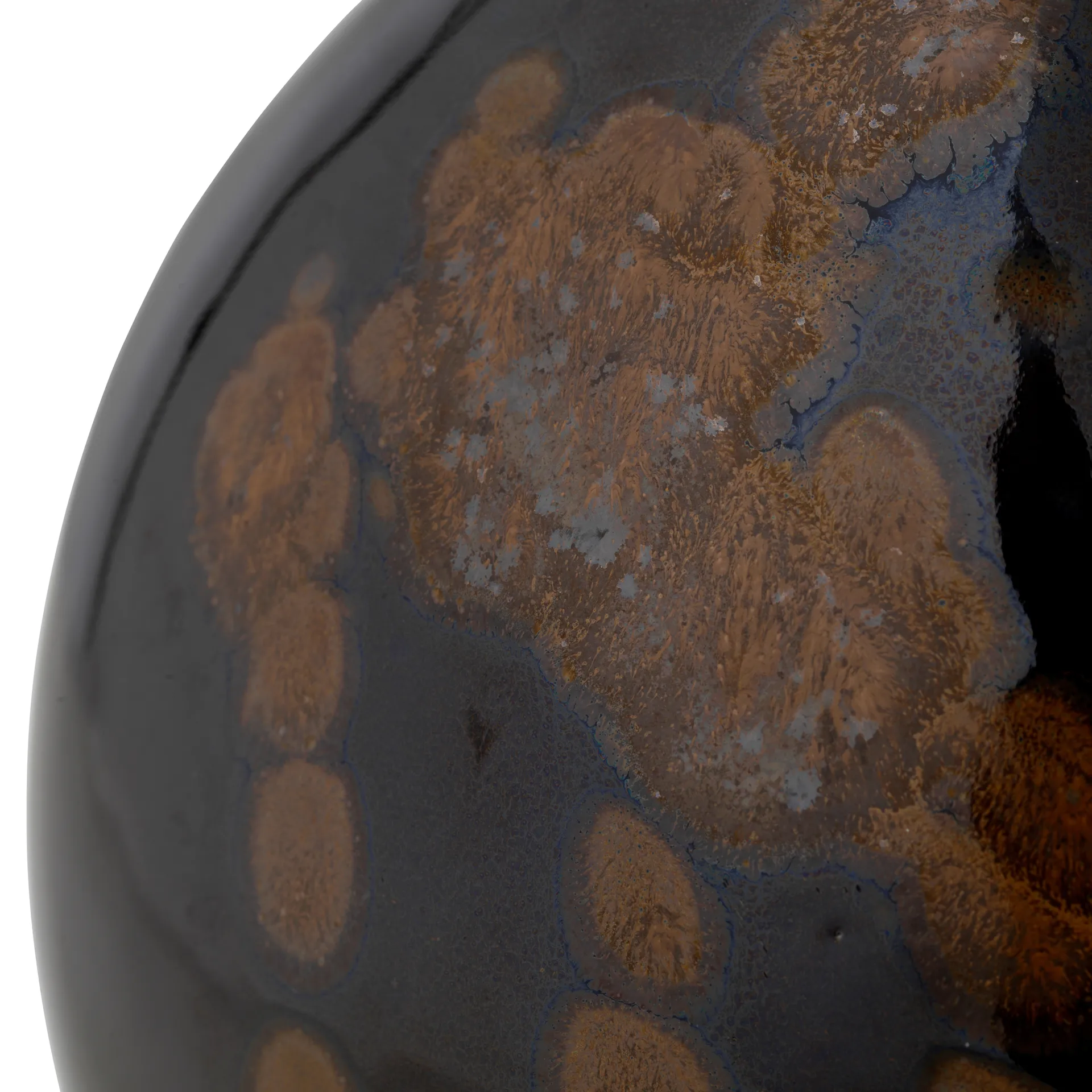 Verso pot, black-brown Ferm Living