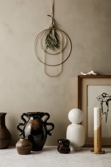 Verso vase 27 cm - Black-brown - Ferm Living