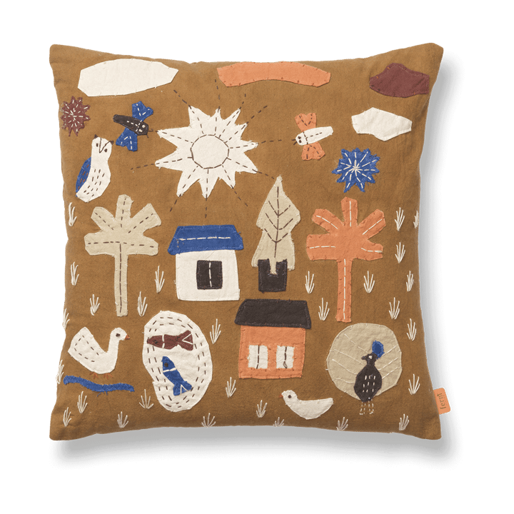 Village cushion 40x40 cm - Sugar Kelp - Ferm Living