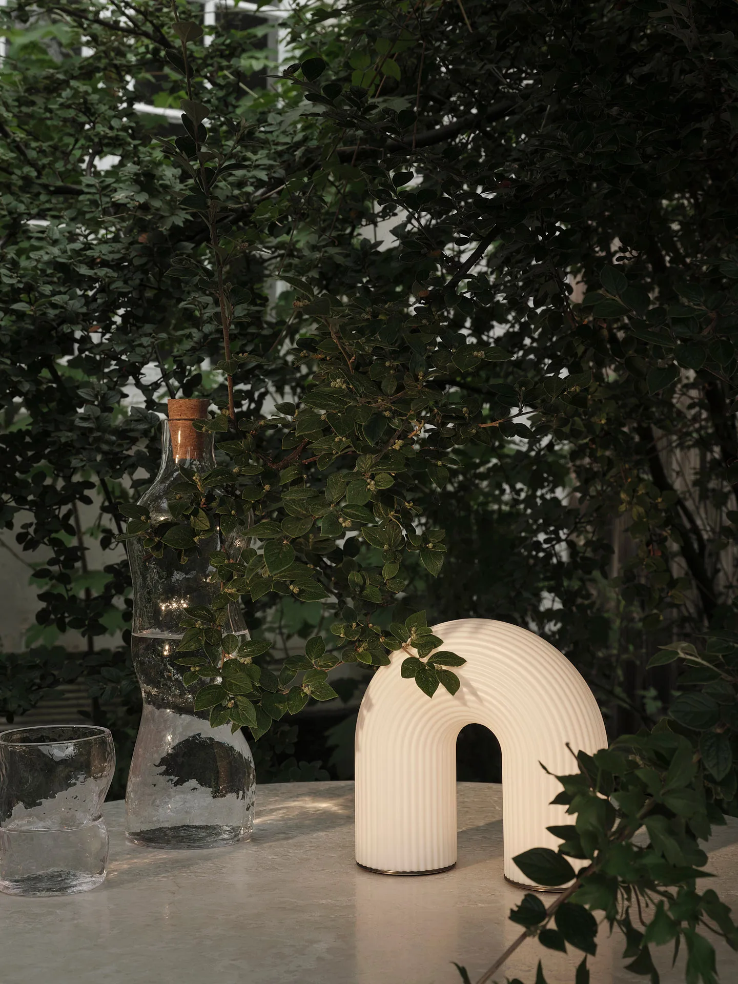 Vuelta portable table lamp, White Ferm Living