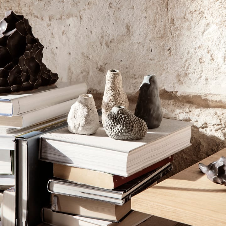 Vulca vase mini, Off white stone Ferm Living