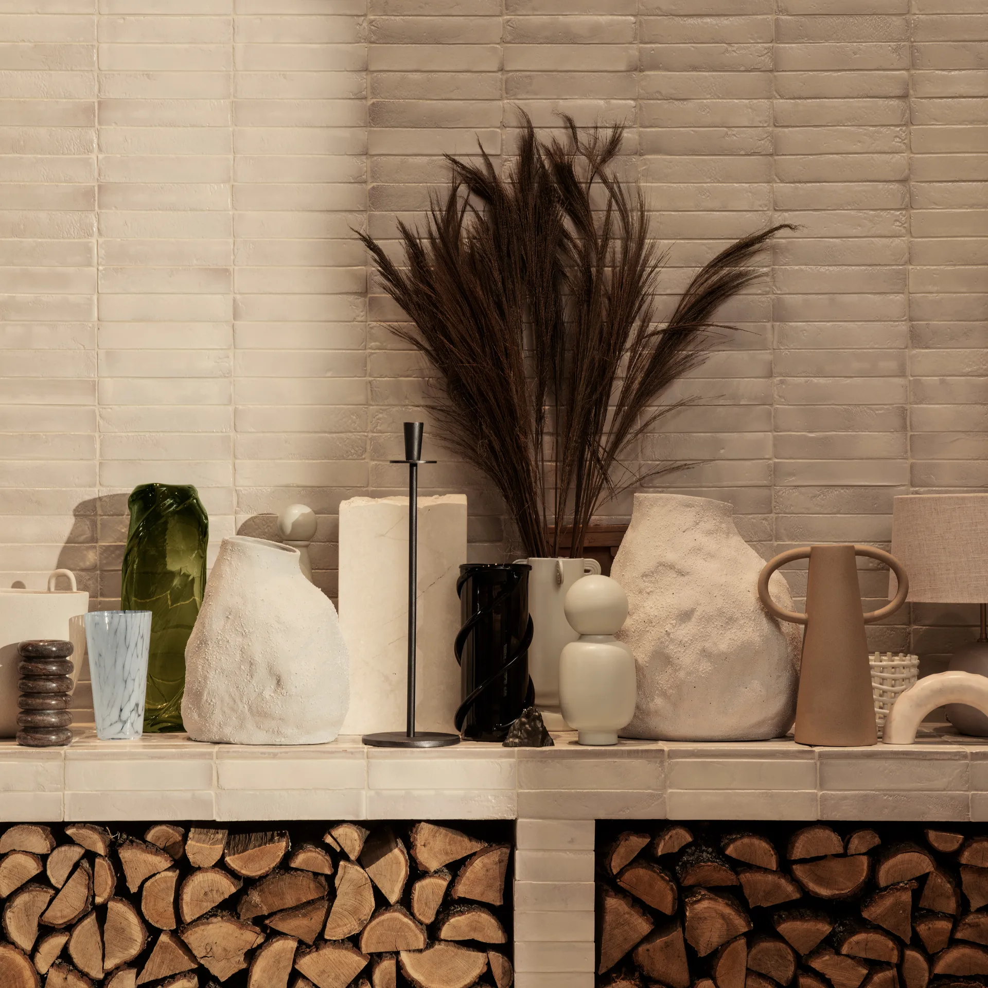 Vulca vase off-white, large 45 cm Ferm Living