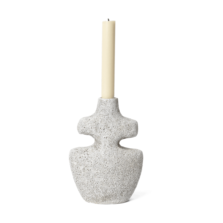 Yara candlestick medium, Grey Pumice Ferm Living