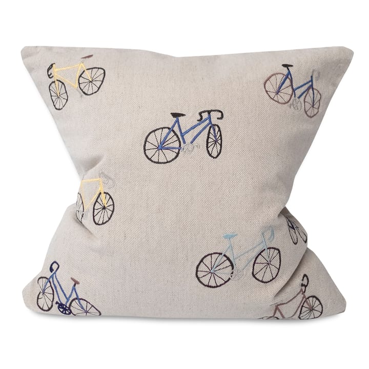 Bicycles cushion cover 48x48 cm, beige Fine Little Day