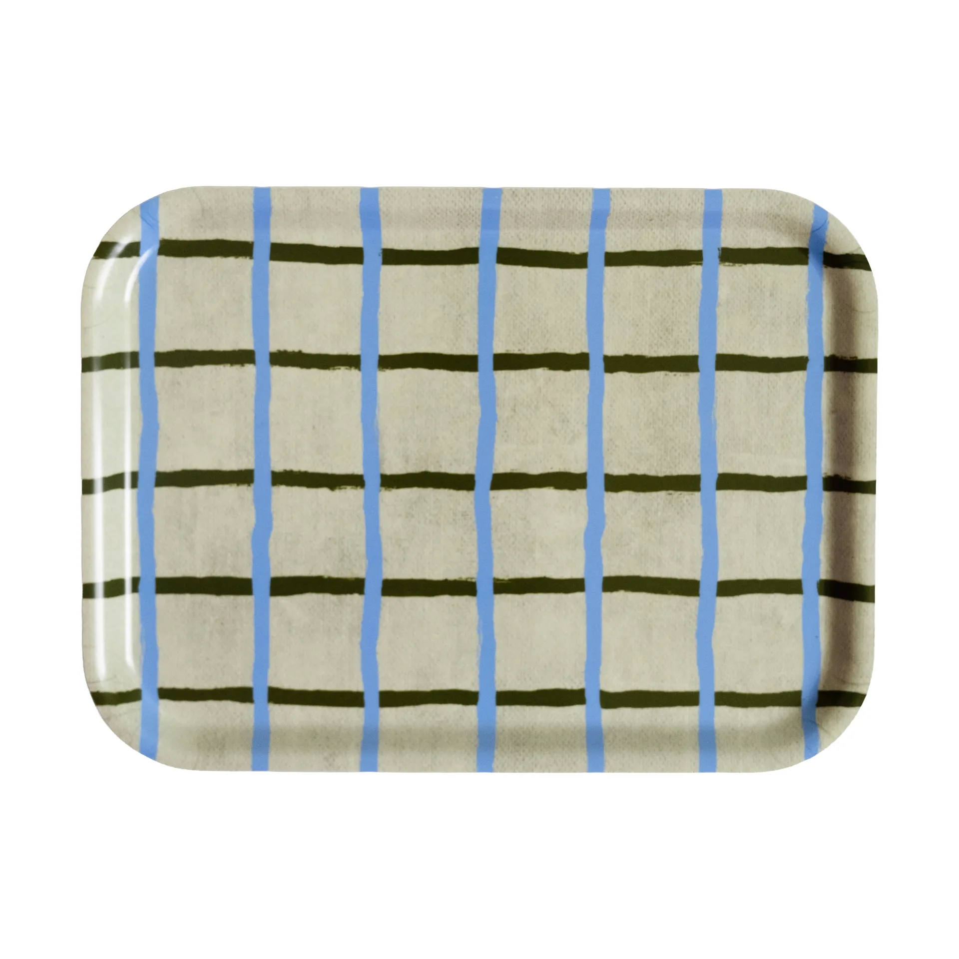 Checkered tray 20x27 cm, Pistachio Fine Little Day