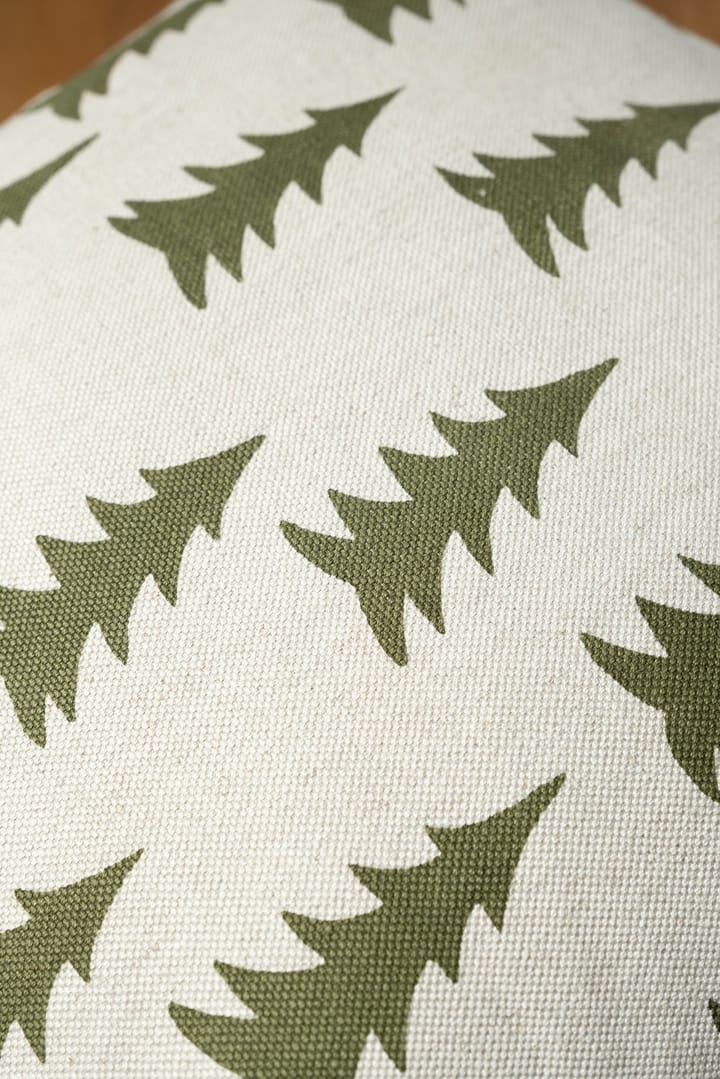 Gran cushion cover half-linen, Olive green Fine Little Day