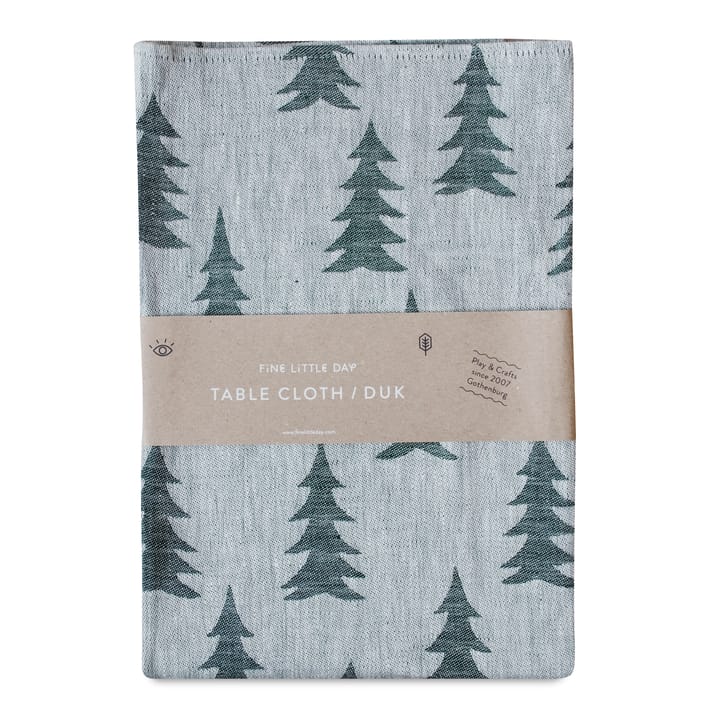 Gran jacquard-woven table cloth 147x250 cm, green-grey Fine Little Day