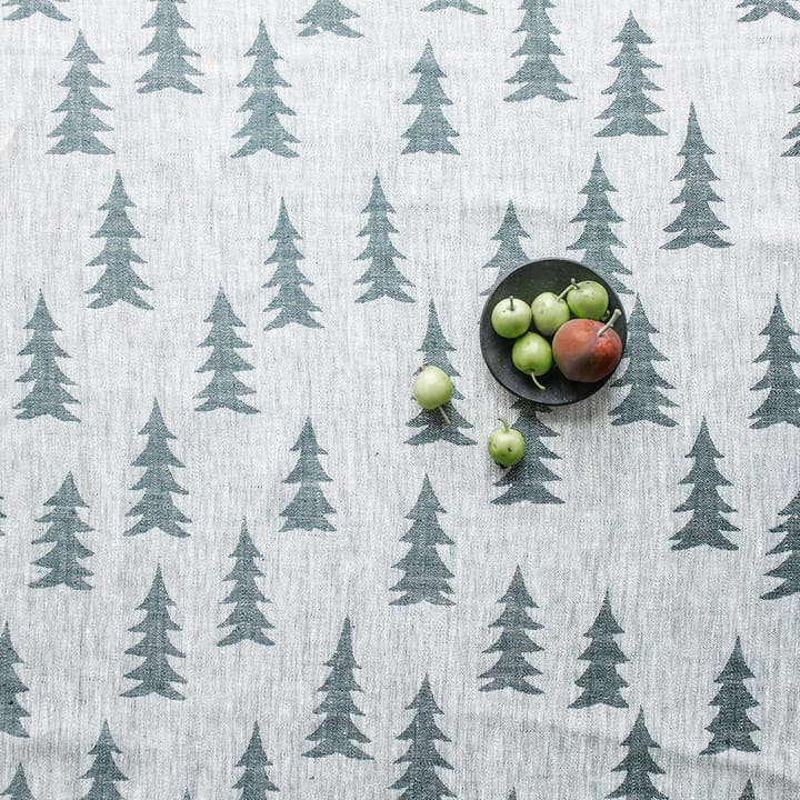 Gran jacquard-woven table cloth 147x250 cm, green-grey Fine Little Day