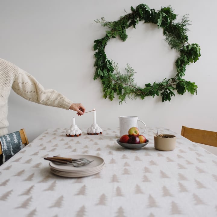 Gran jacquard-woven table cloth 147x250 cm, sand Fine Little Day