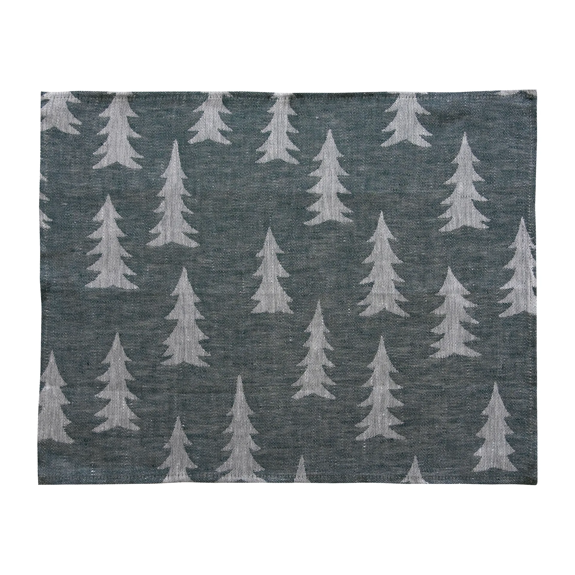 Gran placemat 37x47 cm, Green-white Fine Little Day