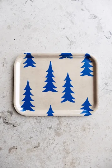 Gran tray 20x27 cm - Natural-blue - Fine Little Day