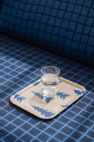 Gran tray 20x27 cm - Natural-blue - Fine Little Day