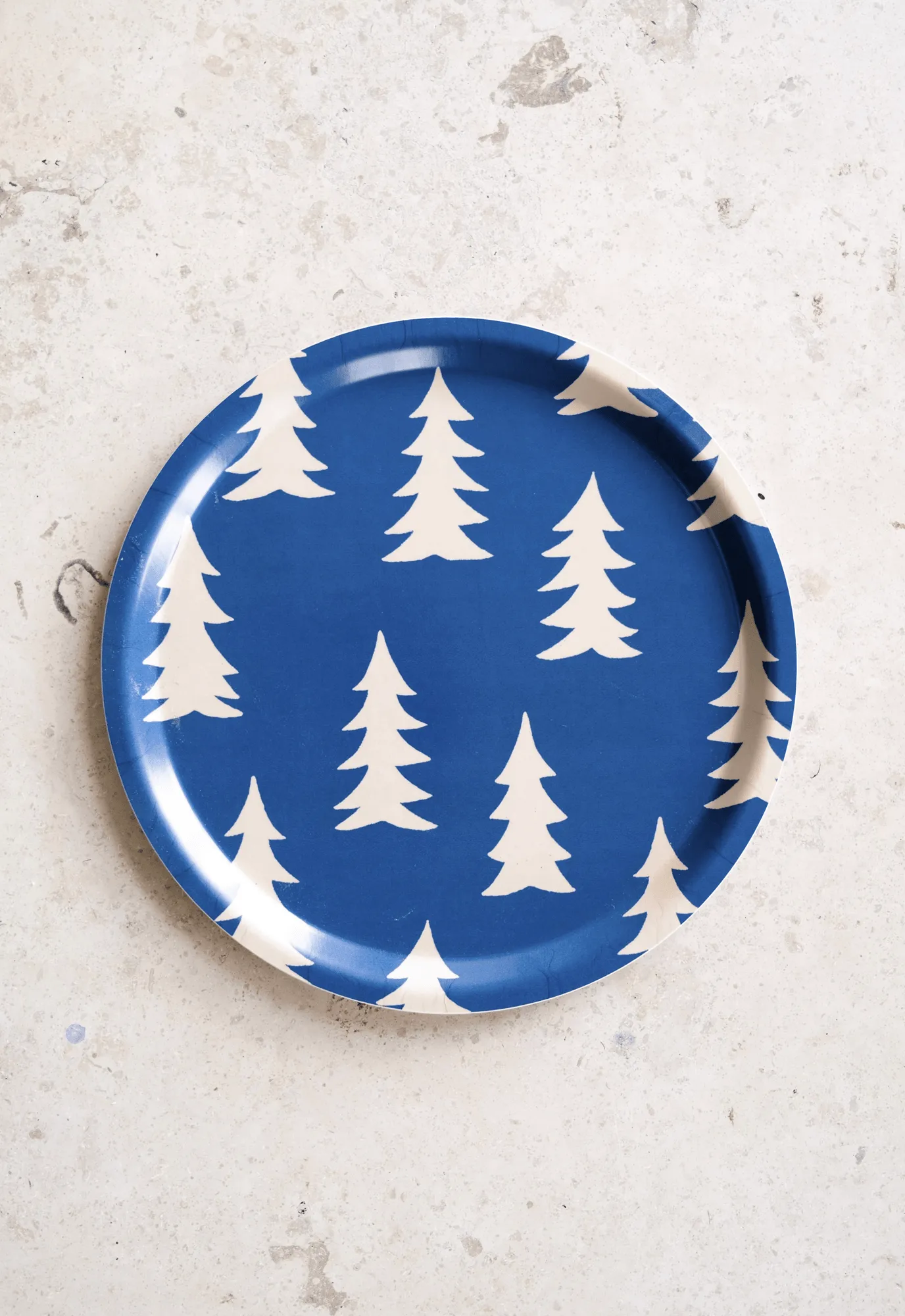 Gran tray, Blue-natural, Ø31 cm Fine Little Day