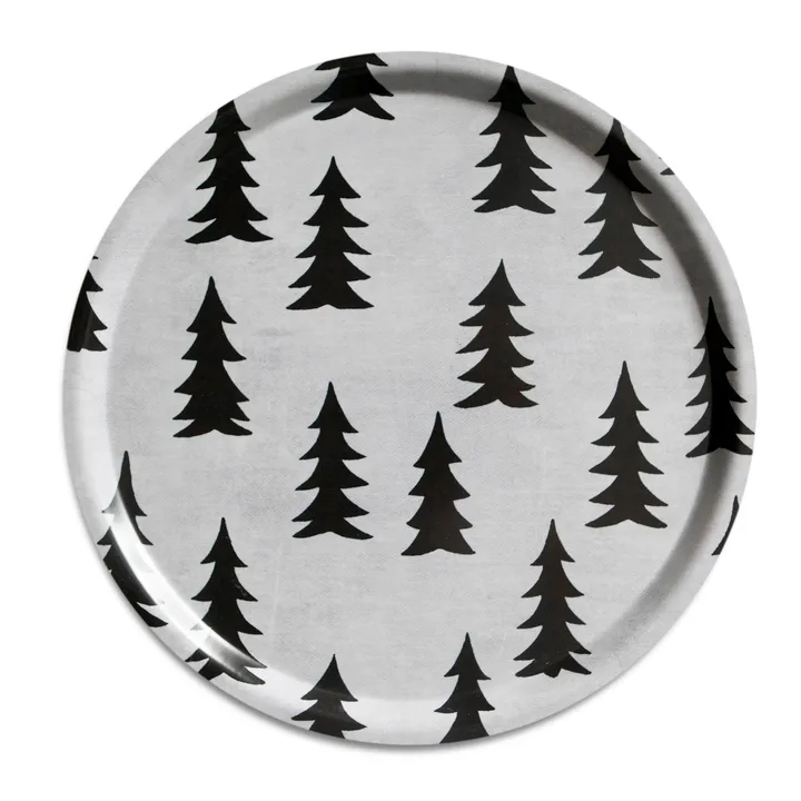 Gran tray - white-black, Ø38 cm - Fine Little Day