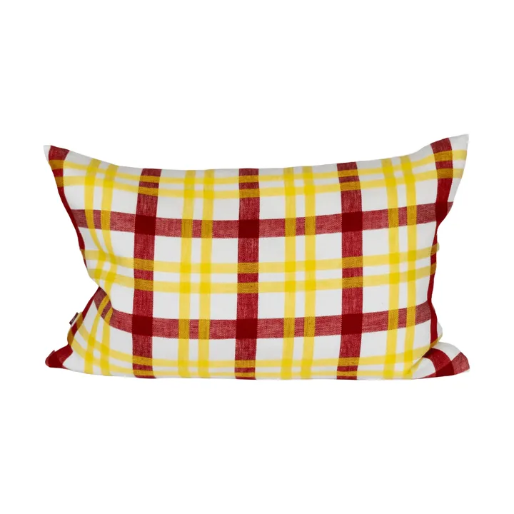 Grid cushion cover - Yellow, 38x58 cm - Fine Little Day