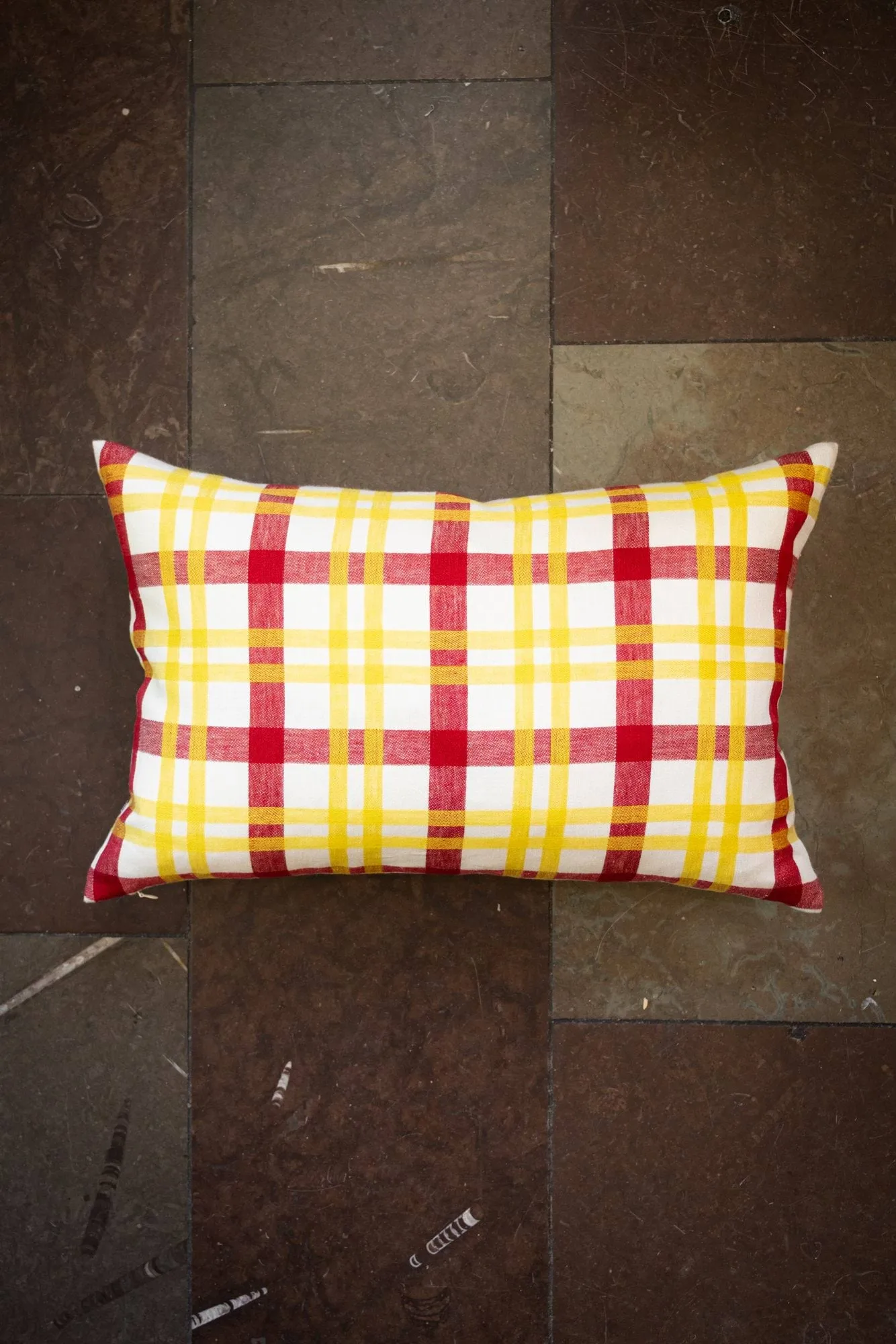 Grid cushion cover, Yellow, 38x58 cm Fine Little Day