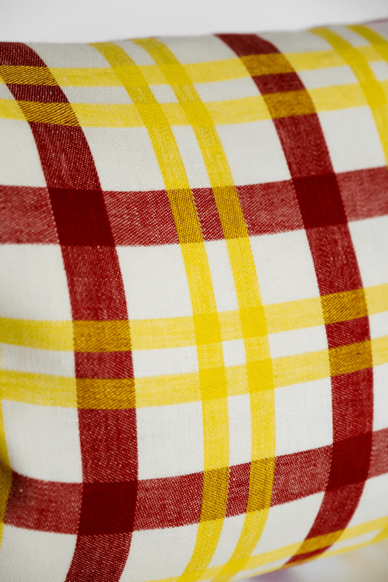 Grid cushion cover, Yellow, 45x45 cm Fine Little Day