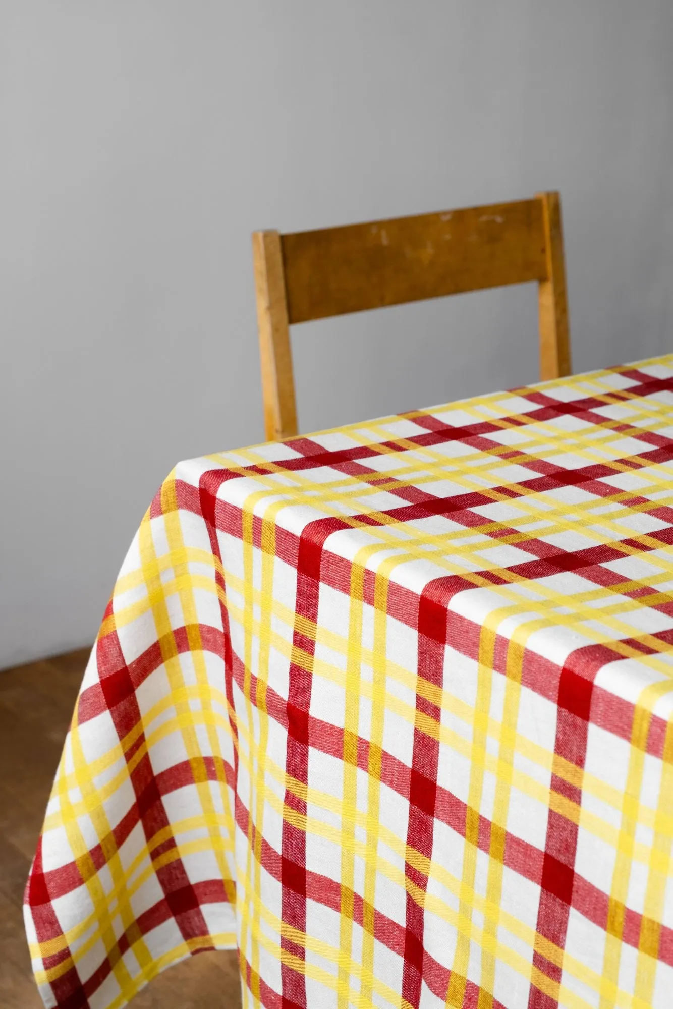 Grid tablecloth, Yellow, 147x147 cm Fine Little Day