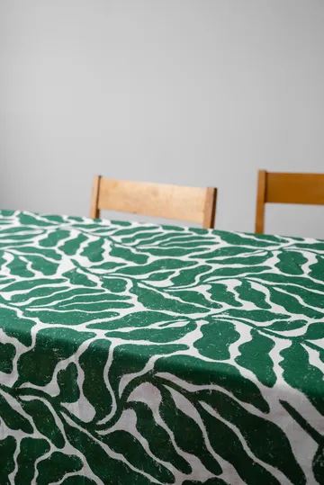 Leaves tablecloth - Green, 149x250 cm - Fine Little Day
