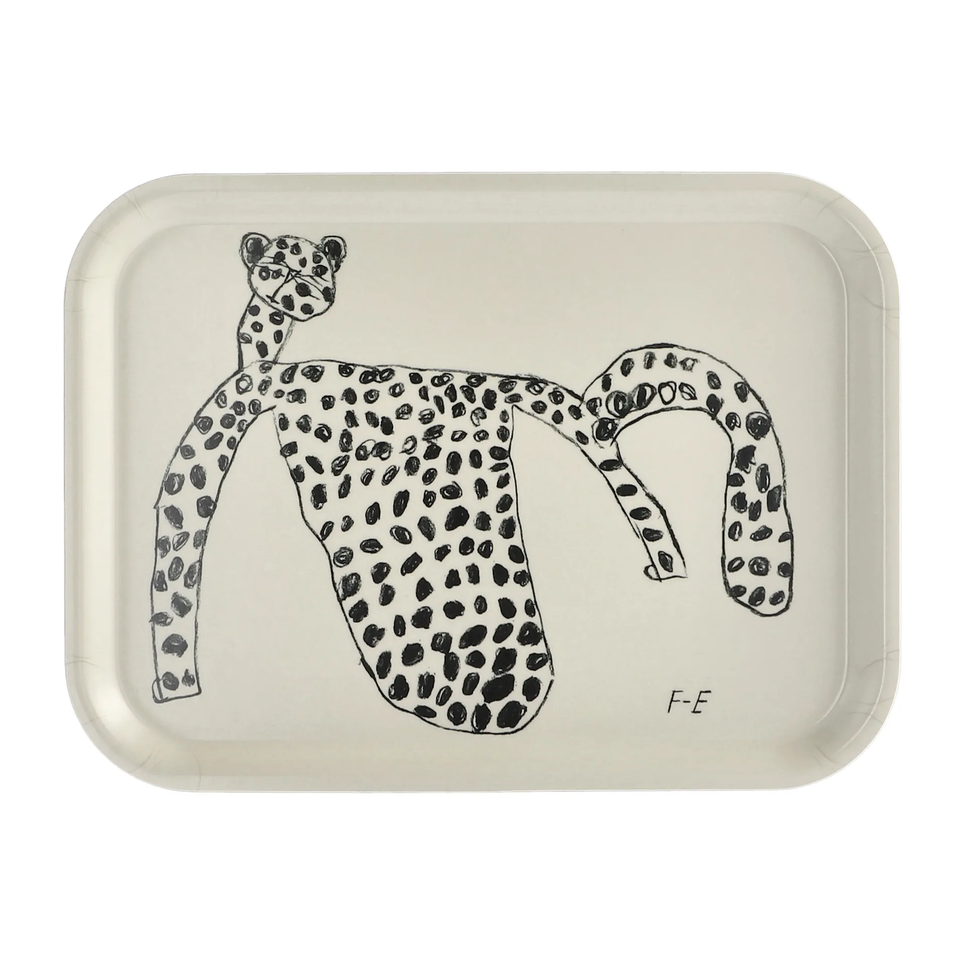 Leo tray 20x27 cm, White Fine Little Day