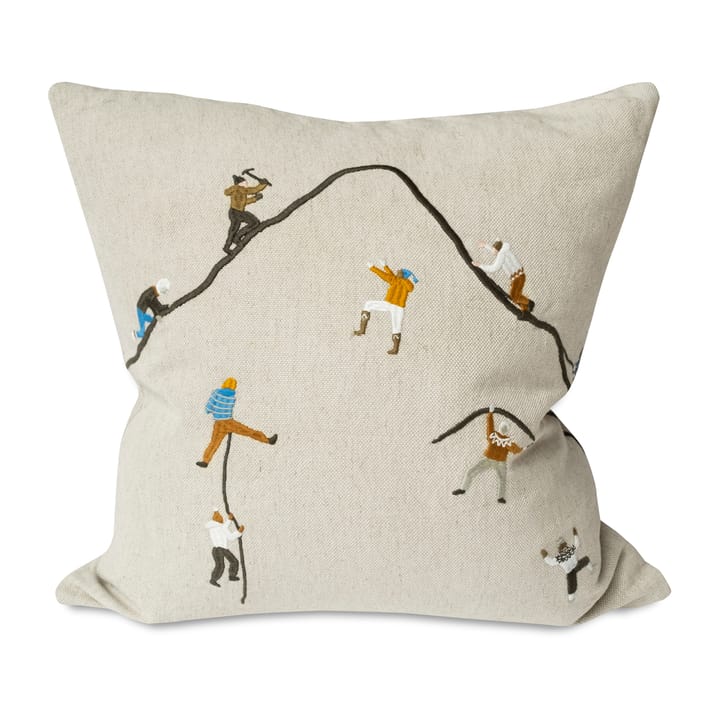 Mountain climbers pillowcase 48x48 cm, Natural Fine Little Day