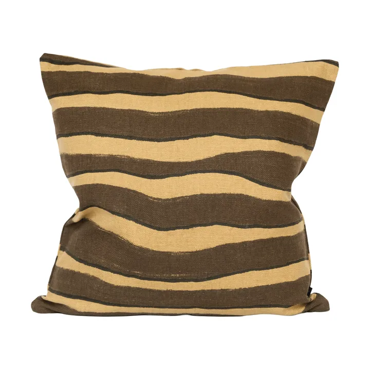 Rand pillowcase - Brown, 48x48 cm - Fine Little Day