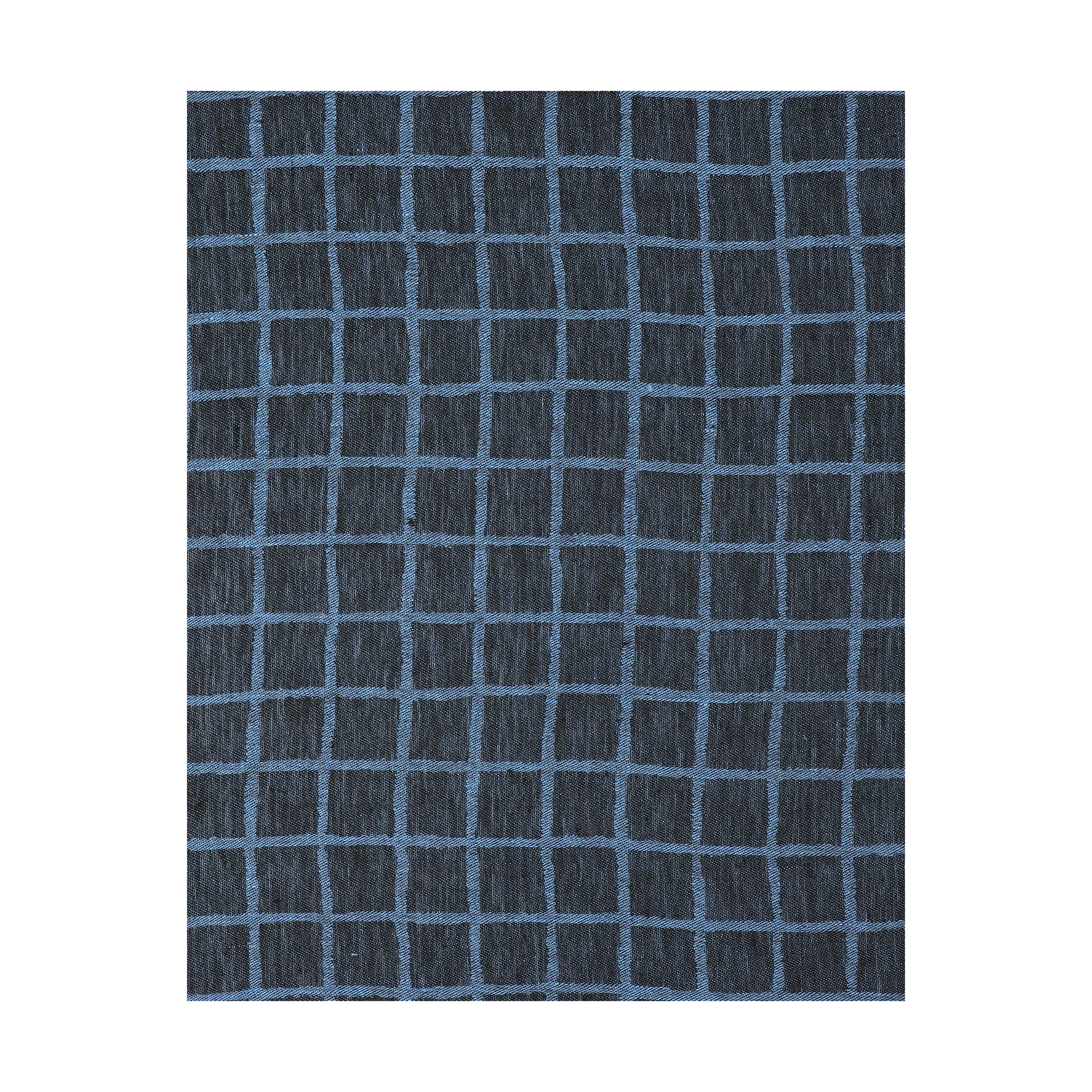 Rutig jacquard-woven table cloth 147x147 cm, Blue-black Fine Little Day